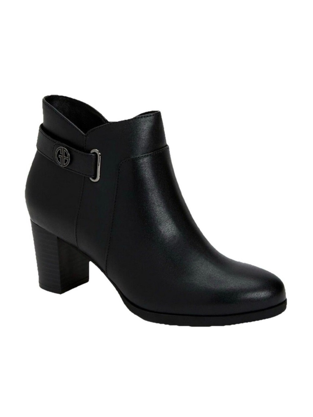 Giani Bernini Womens Artemyss Block Heel ankle Booties Black size 11M